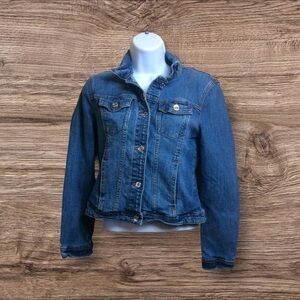 Tom Taylor stretch denim jacket. Small.